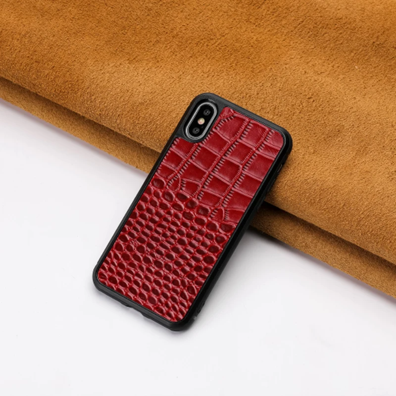 Blacquer That Bake чехол Крокодил чехол для телефона для IPhone X XS Max XR для Apple 5 5S SE 6 6S 7 8 Plus защитный чехол для телефона - Цвет: Red