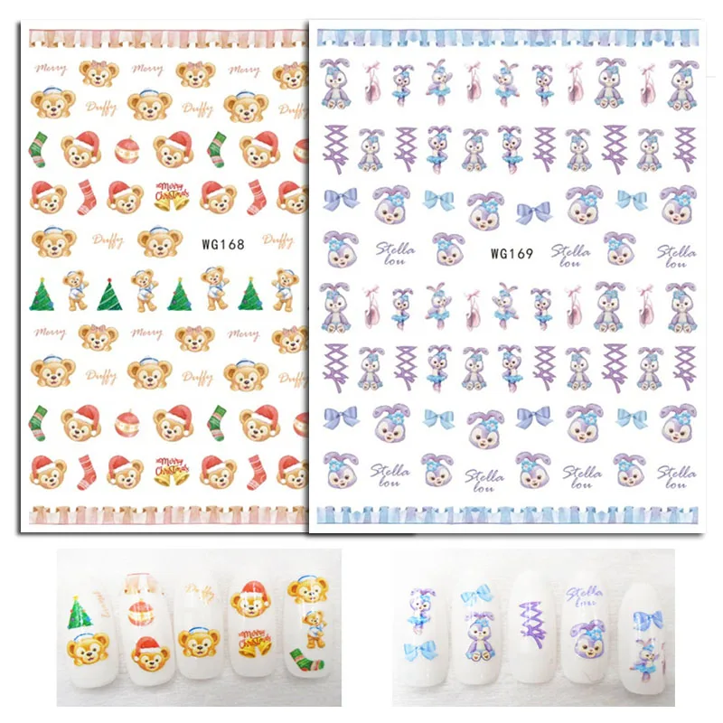 Детские наклейки для ногтей StellaLou Duffy Disney куклы Микки игрушки аксессуары маникюра