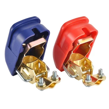 

2020 Universal 1pc 12V Quick Release Battery Terminals Clamps for Car Caravan Boat Motorcycle Car-styling Red/Bule Color for Car