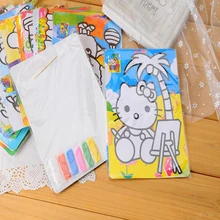 Творческий мультфильм DIY песок живопись детей раннее образование живопись набор детский сад призы для детских подарков