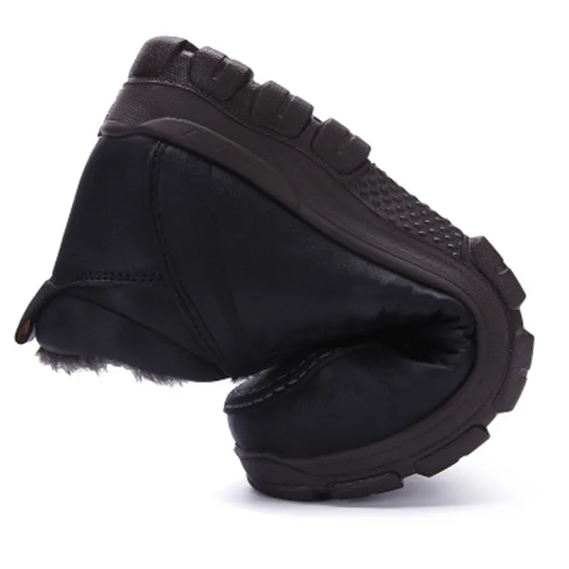 Beste Nieuwste Man Winter Laarzen Hoogwaardige Zachte Comfortabele Vader Schoenen Ankle Snowboots Voor Mannen Sneakers Waterdichte Laars Maat 38 48