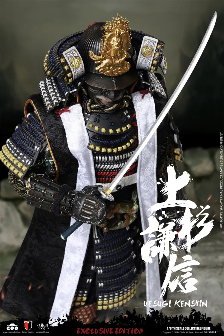 Полный Набор фигурок COOMODEL 1/6 SE043 SE044 Empires Series Uesugi Kenshin Dragon of Echigo эксклюзивная игрушка