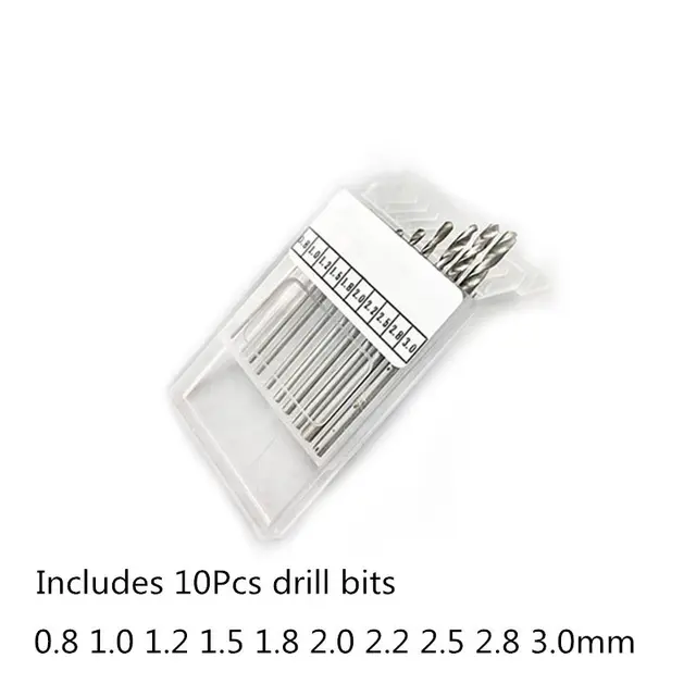 1 Set Metal Hand Drill Equipments Uv Resin Epoxy Mold Tools With 0.8mm-3.0mm Drill Screw DIY Jewelry Making Handmade Tools 10pcs Drill Bits