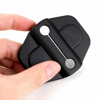 

For Jeep Wrangler JL JLU & Gladiator JT 2018 2019 2020 Door Lock Cover 6PCS Decor Trim Black New High quality