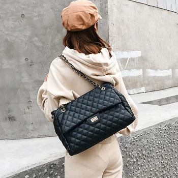 

Luxury Brand Shoulder Bag For Women 2020 Travel Messenger Handbag Vintage PU Leather Solid Color Retro Fashion Crossbody Bags