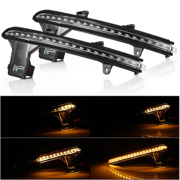 

2pcs dynamic blinker LED flowing turn Signal Light Rear view Side Mirror indicator 12V For Mazda CX-5 CX-8 CX-9 2017 2018 2019