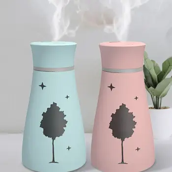 

Maple Leaf Air Humidifier USB Purifier with LED Light Fan Essential Oil Diffuser