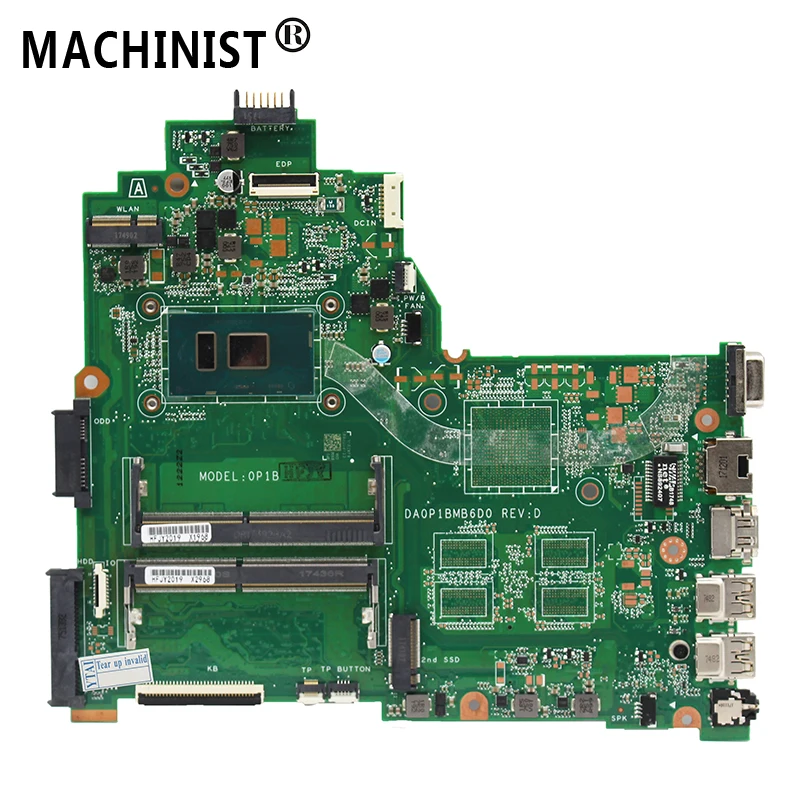 Original For HP 14-BS 240 G6 14-bs568TU laptop motherboard MB I5-7200U DDR4 925422-501 925422-601 DA0P1BMB6D0 100% fully Tested |