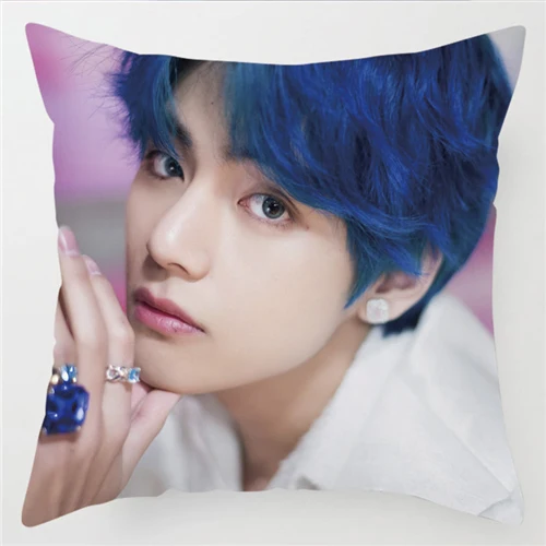 11 Bangtan boys мультяшная Подушка CoverPrint Подушка Чехол птица полиэстер хлопок BT-21Throw наволочка для подушки, декоративная для Офис - Цвет: 11