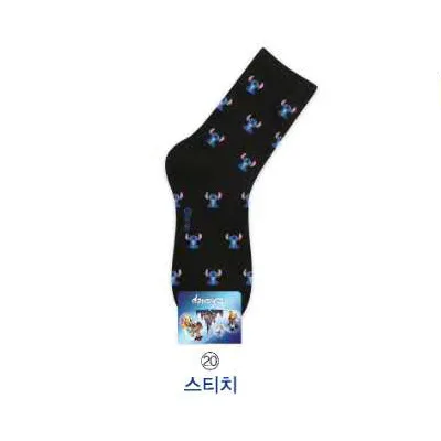 Disney cute Women cartoon print tube stockings fashion warm sweat-absorbent candy cotton socks - Цвет: Color1