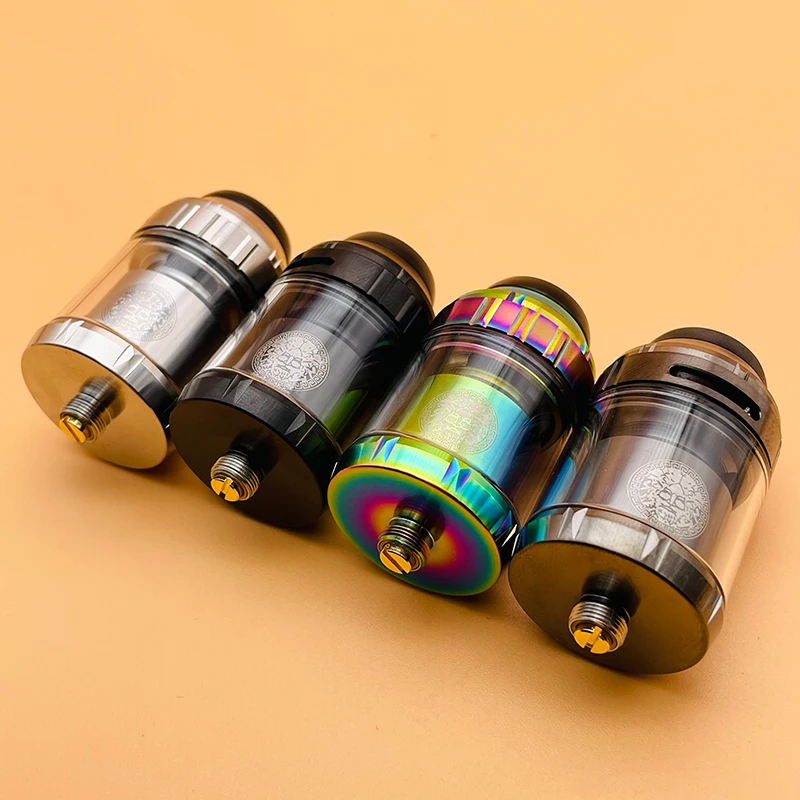 DSXvape-atomizador zeus x rta zeus x mesh rta, 3,5 ml/4,5 ml, 25mm, doble bobina Ni80 con cubierta de malla, tanque reconstruible, vaporizador - Imagen 2
