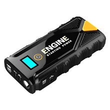 Высота Мощность аварийной скачок стартер 18000 мАч Портативный Мощность банк двигателя насос подкачки 12V автомобиль Батарея Зарядное устройство 2000A