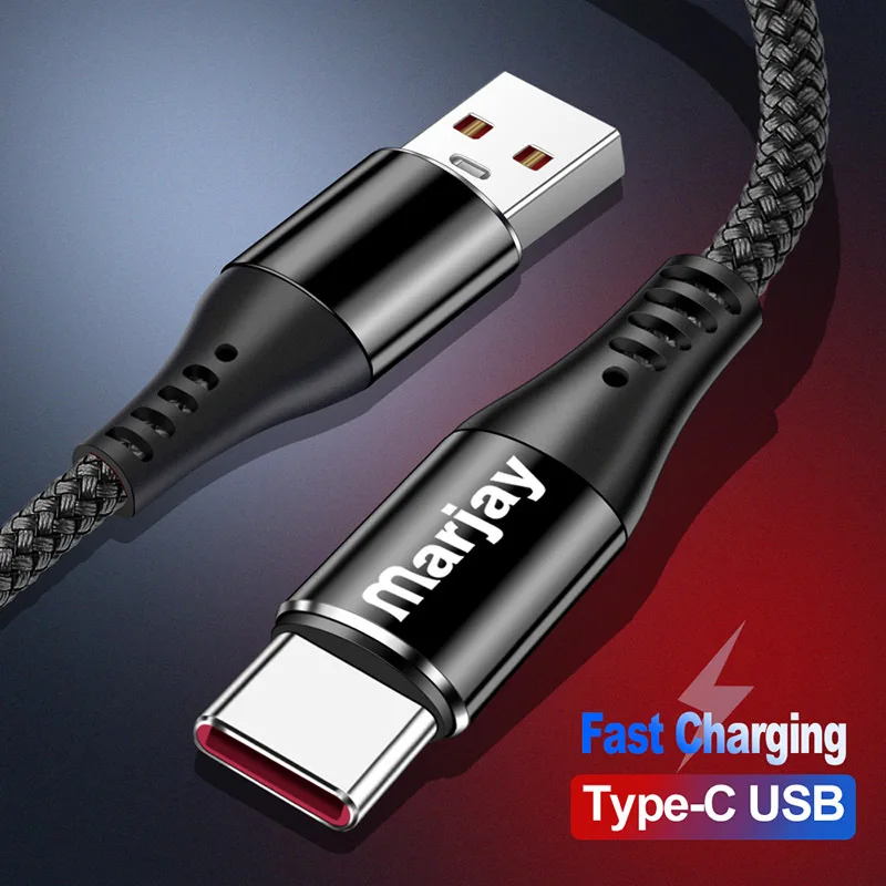 USB кабель 5A супер зарядка 5А быстрая зарядка нейлон type C USB кабель для зарядного устройства провод шнур для huawei P20 mate 20 Honor 10 V10
