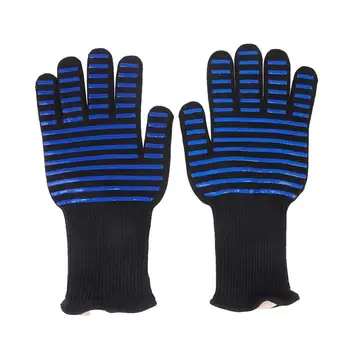 

Microwave Oven Baking Heat Insulated Gloves Oven Mitt Pot Holder Oven Cooking Flame Retardant No Yellowing Fire Prevention Mitt