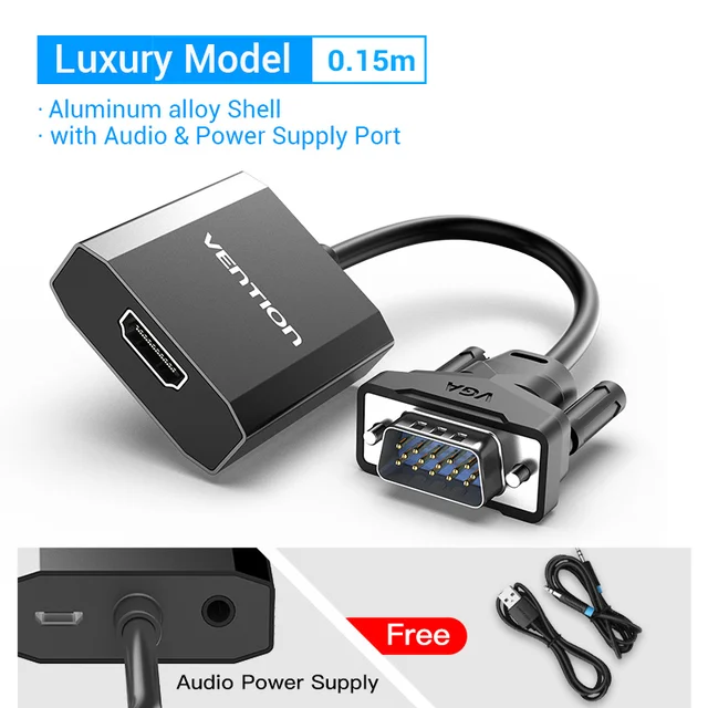Vention Vga To Hdmi Adapter 1080p Vga 