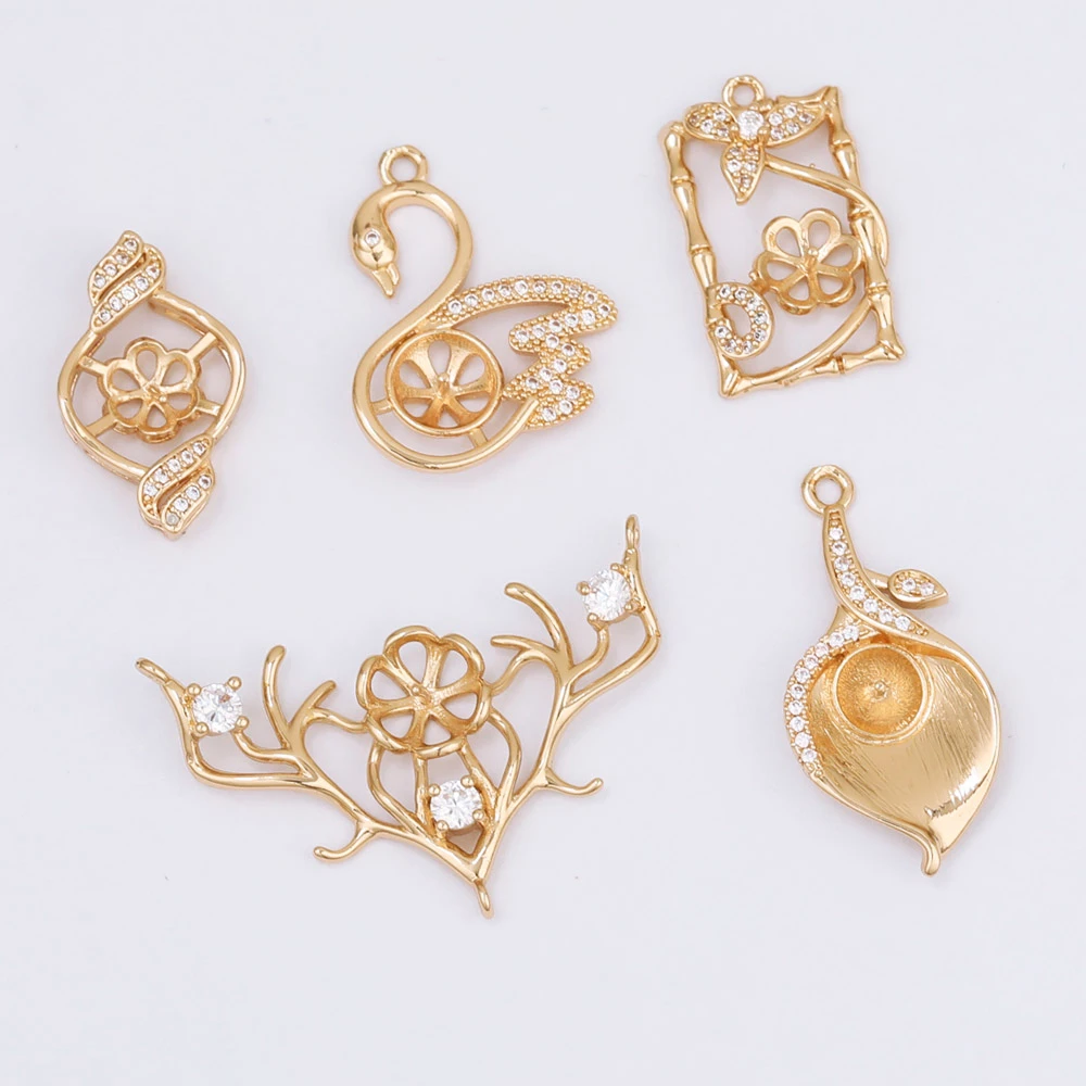 Whsok 30pcs Jewelry Accessories/diy Making/hand Made/cz Charms/jewelry