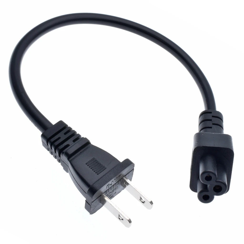 Оранжевый Шнур питания с евровилкой, штекер Schuko CEE7/16 к IEC 320 C5 Micky кабель питания для ноутбука, короткий VDE адаптор питания со шнуром - Цвет: Оранжевый