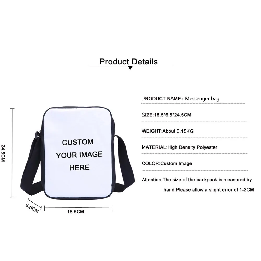 Michael Jackson Crossbody Bags 3D Printing Sling Bags Small Shoulder Bag For Kids and Boy Small Meseenger Bag Back to School