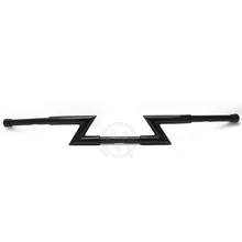 1 шт. универсальный для Harley Спортстер Чоппер поплавок Softail Dyna черная сталь 900 мм 1 ''25 мм Z бар откатный руль мотоцикла