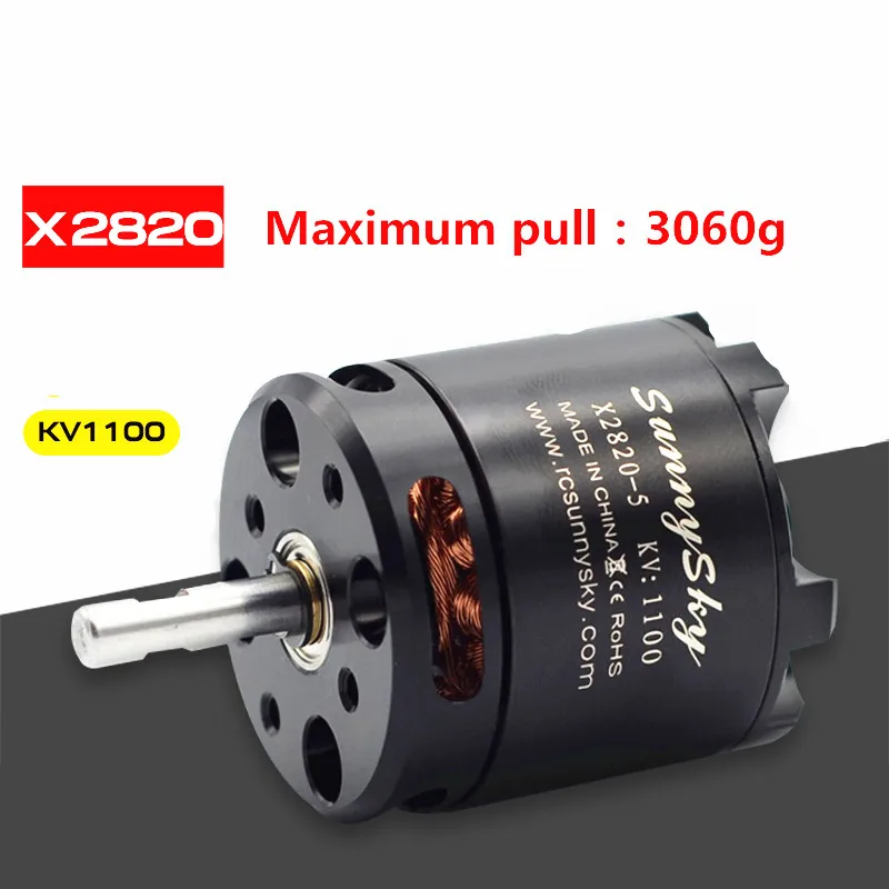 SunnySky X2820 800KV/920KV 1100KV бесщеточный мотор эффективный двигатель для беспилотного дрона с фиксированным крылом