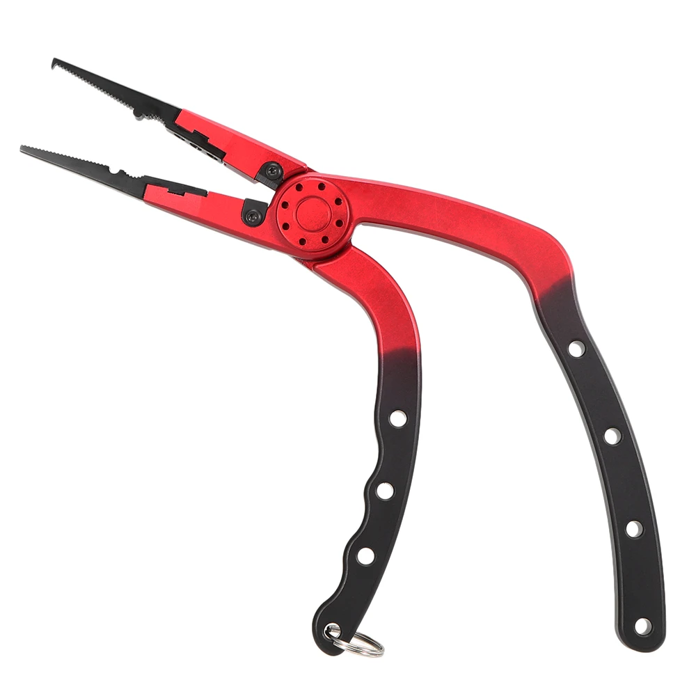 

Fishing Plier Airbrush Fish Grabber Controller with Elastic Lanyard Protective Sheath Fishing Tools Tackle Pesca Aluminum Alloy