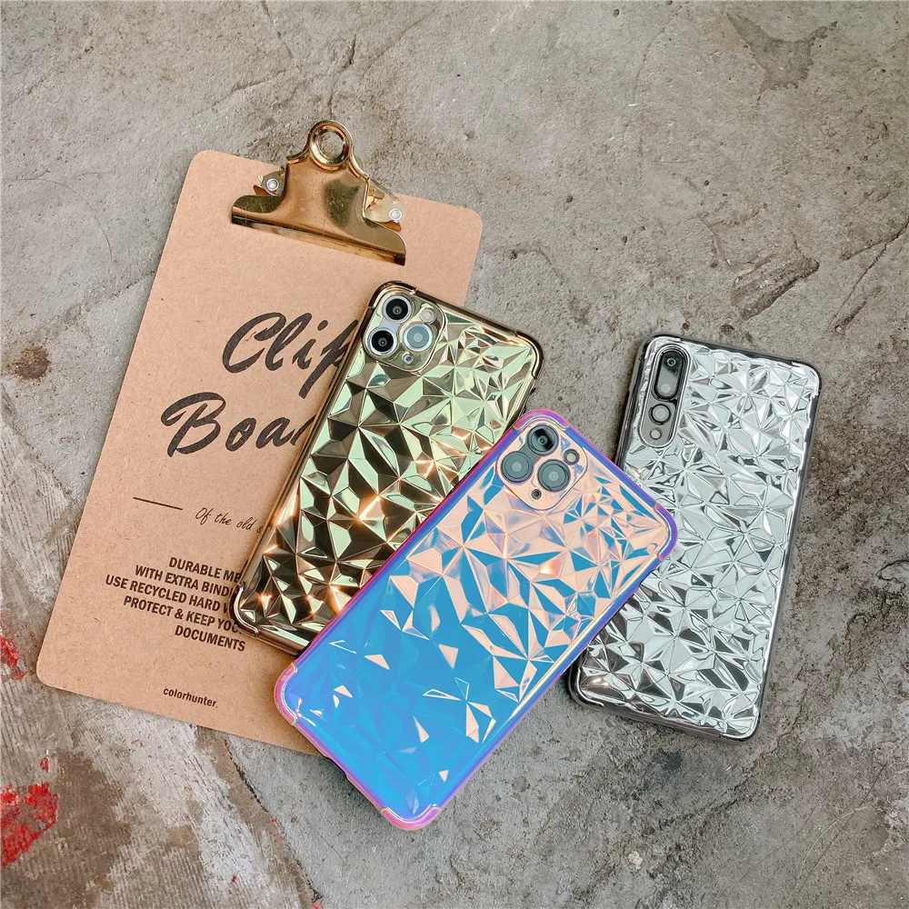 3D Luxury Diamond Glitter Silicon Phone Case For iphone 11 Pro Max iPhone XS XR X 6S 6 7 8 Plus Soft Back Cover |