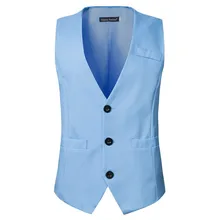 England Slim Fit Suit Waistcoat MEN'S Suit Vest Business Casual Business Formal Wear Korean-style Trend