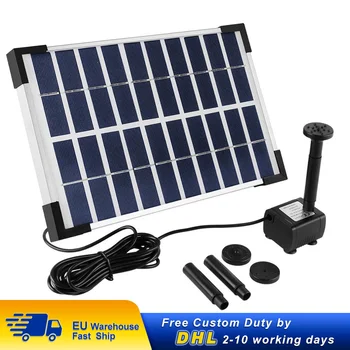 

5W 12V 500L/H Solar Fountain Pump Solar Powered Water Fountain Solar Waterfall Pool Pond Garden Decoration