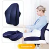 Memory Foam Seat Cushion Orthopedic Pillow Office Chair Cushion Lumbar Cushions Car Seat Butt Hemorrhoid Coccyx Vertebra Sets ► Photo 2/6