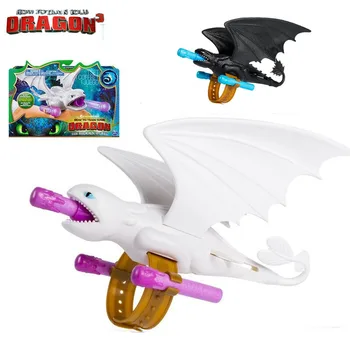 

100% Genuine How to Train Your Dragon Toothless Light Fury night fury Can launch Two styles Collectible Kids Children's toy
