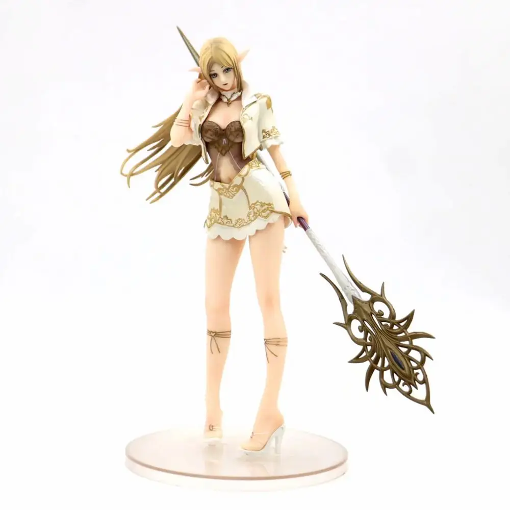 

Anime Figure 24CM Lineage Elf Female mage 1/7 scale painted Beautiful girl PVC Action Figure Toys Model Collectibles Gift
