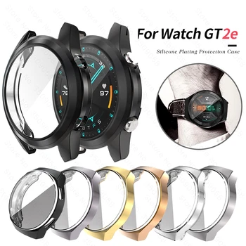 

Hauwei Watch GT2E Case TPU Silicone Plating Protective Shell Cover for Huawei Watch GT 2E GT2 E Frame Smart Accessorie Skin Case