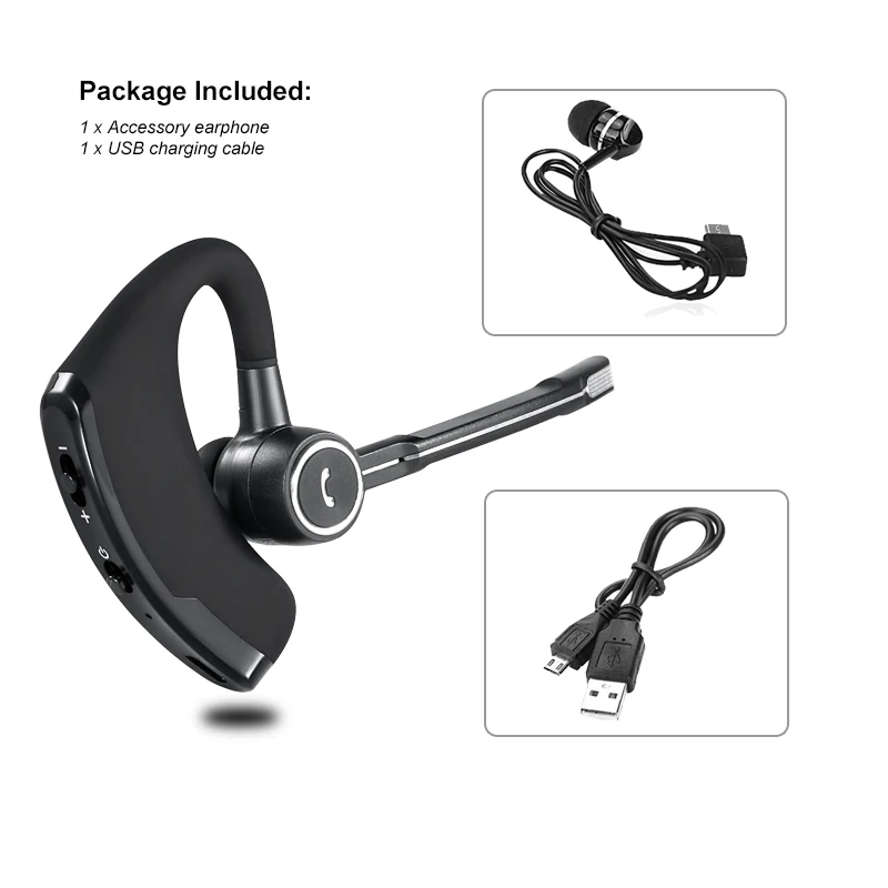 Stereo Bluetooth Headset Wireless Headphone Earphone Earbuds With Mic For Xiaomi L41F