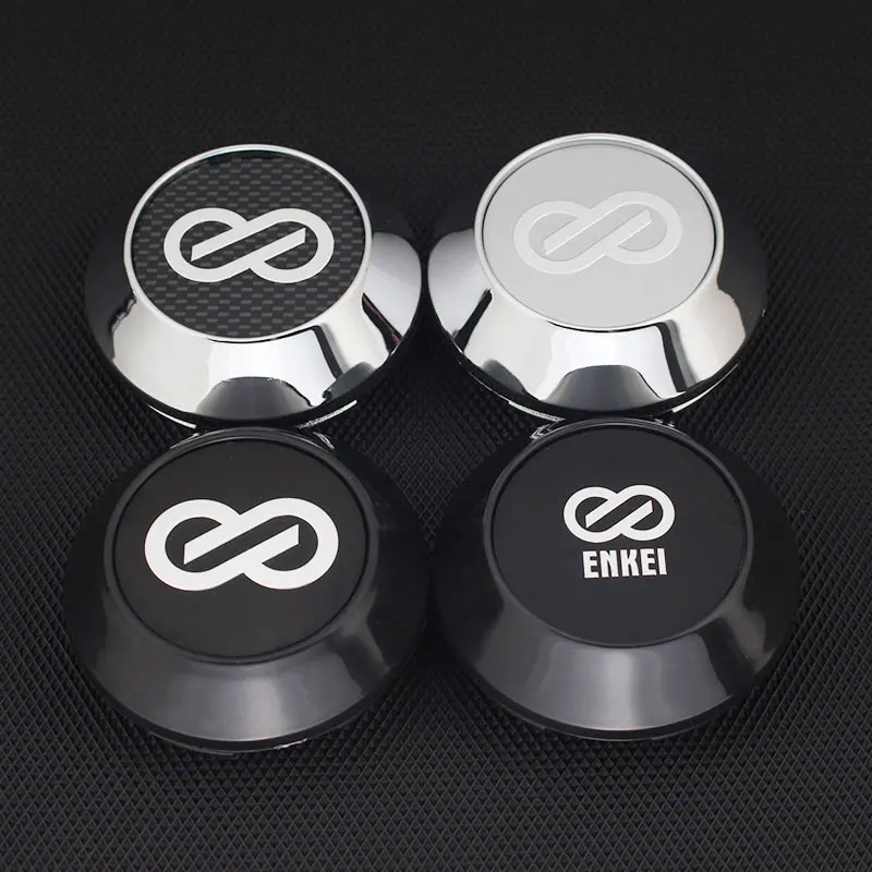 4pcs Enkei Caps On Wheels 68mm Od & 62mm Id Enkei Racing Wheel Center