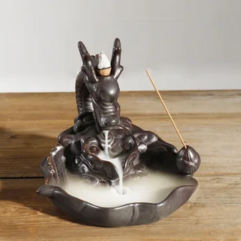 

Backflow Incense Burner Creative Home Decor Ceramic Dragon Incense Holder Censer Incense