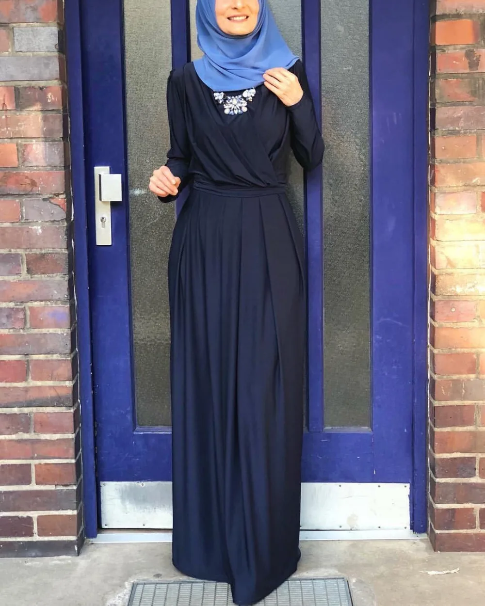 Плиссированное Платье турецкого Сингапура джилбаба Дубаи мусульманское ислам ic Ropa Musulman Mujer хиджаб платье Elbise abaya ислам марокканский кафтан