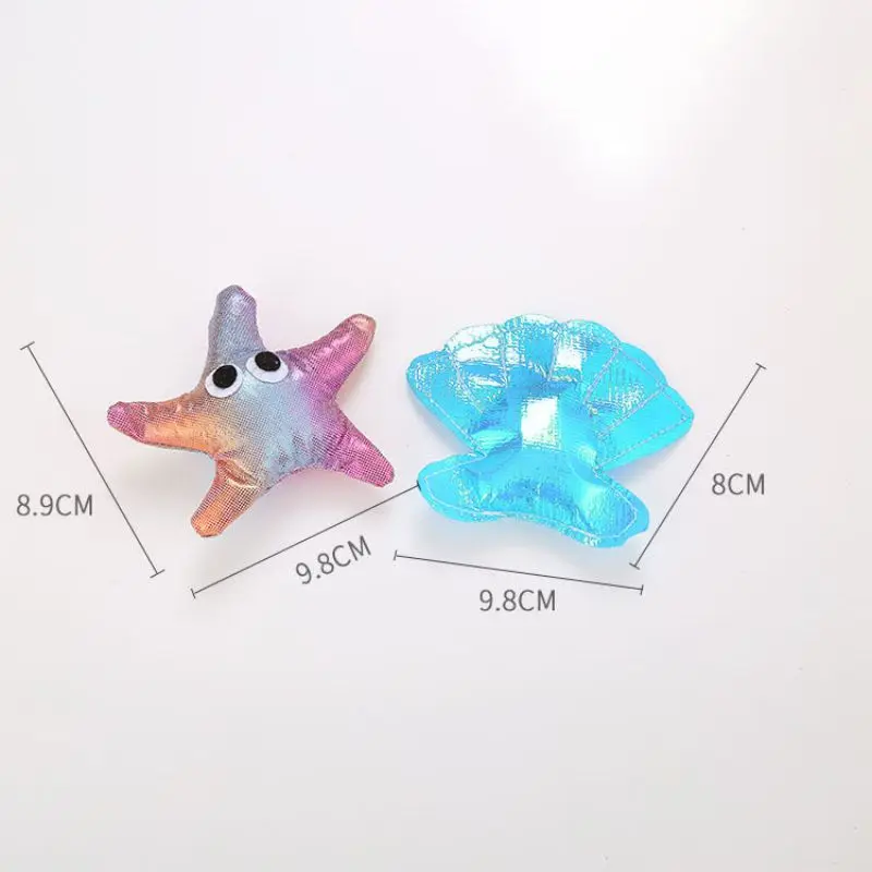 Интерактивный питомец игрушка прочный Starfish/раковина, милая, устойчивое к царапинам яркие Дразнилка для кошки игрушка