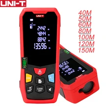 UNI-T LM40 лазерный дальномер ручной Мини Лазерная дальномерная лента дальномер диастиметр измерительный 40 м 50 м 80 м 100 м 120 м 150 м