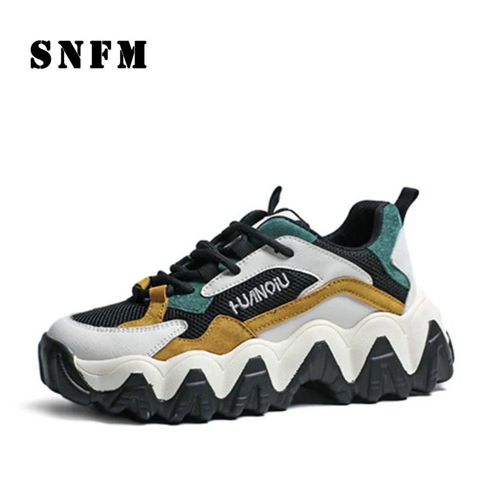 

2020 New Spring Fashion sports Shoes Woman Brand design Women's Shoes Comfy Lace-up platform Sneakers Women's Vulcanize Shoe
