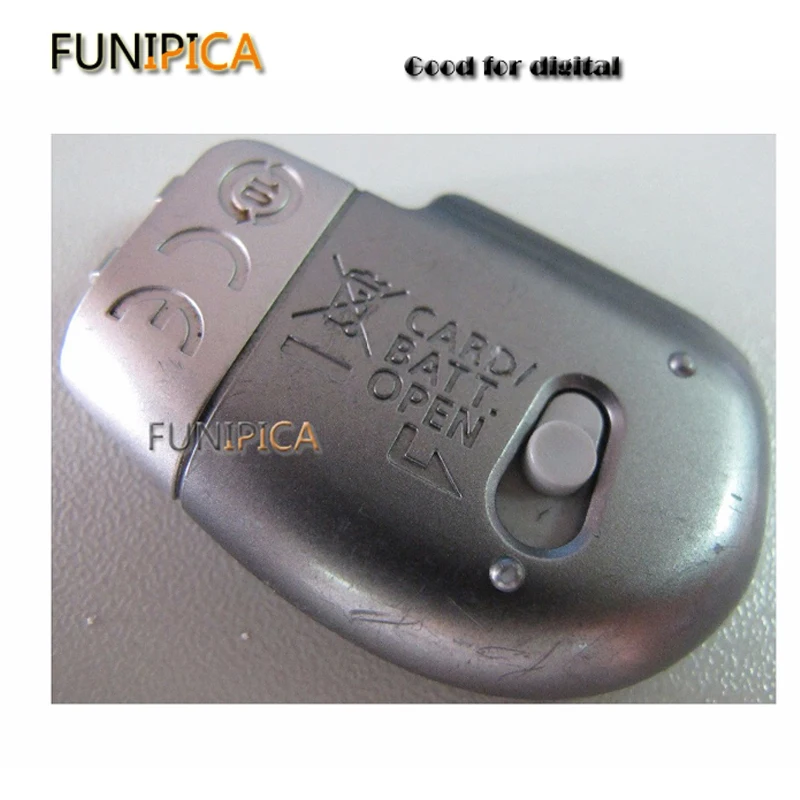 Серебряная крышка двери A1100 90% новые царапины для Canon батареи Рабочая Камера