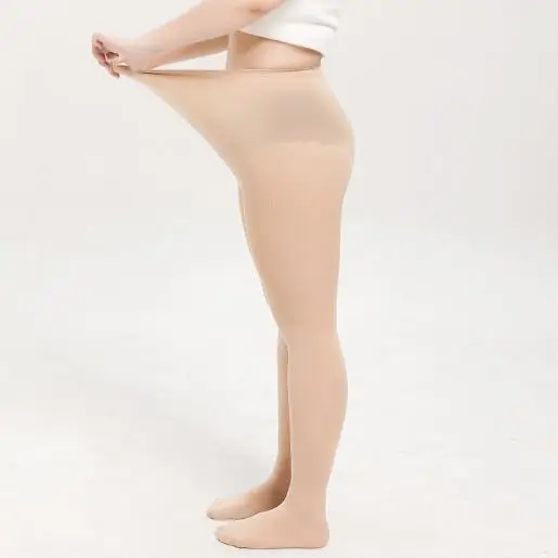skin Large Women Leggings Oversized Women Skinny Thin Leggings Sexy Ladies Wear Bodybuilding Black White High Waist Pants J225 - Цвет: skin