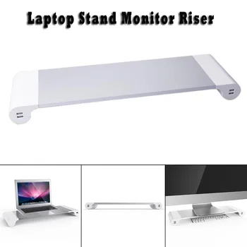 

4 USB Port Charger computer stand Aluminium Alloy Base Holder Smart Stand for PC Desktop Laptop