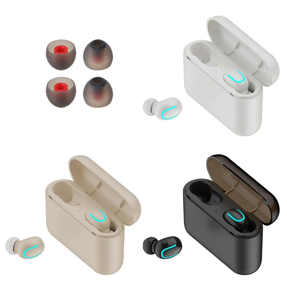 Q32 Wireless Bluetooth 5 0 TWS Mini Earbuds Portable Handsfree Microphone Headset with Charging Case Sport Gaming Driving Stereo