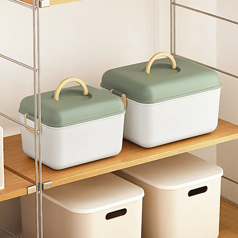 Household Plastic With Lid Portable Storage Box Large Small Factory Wholesale Drug Debris Finishing Medicine Cabinet | Дом и сад