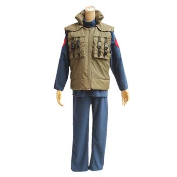 

Anime Naruto Cosplay Costume Kakashi Hatake Vest jacket coat