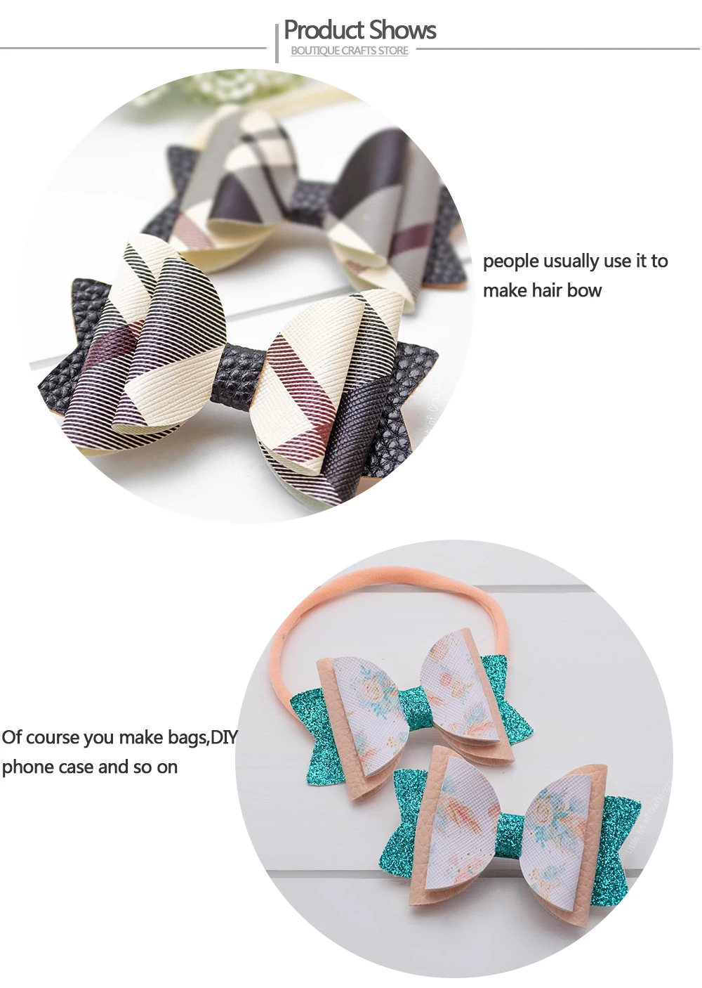 1 ярдов Синтетическая кожа на заказ Печать волос Лук Кожа Ткань листы A4 DIY Hairbow сумки материалы аксессуары