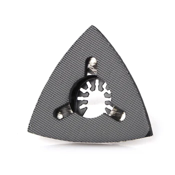 

1pcs Saw Blade Triangular Oscillating Tool Sanding Pad Quick Release Fits For Dremel Multi Tool 82mm P0 Woodworking Tools