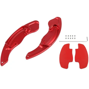 

Aluminum Shifters Shift Paddles Extension for Honda Accord Acura MDX CDX 13-16 Red