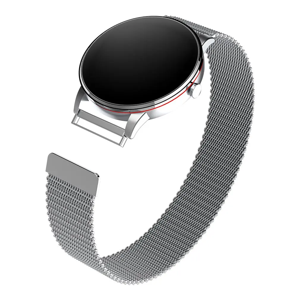Silver Steel Y9 Смарт-часы для мужчин водонепроницаемый тонкий металлический корпус Миланский ремешок сменный монитор сердечного ритма кровяное давление Smartwatch для женщин - Цвет: Silver Steel