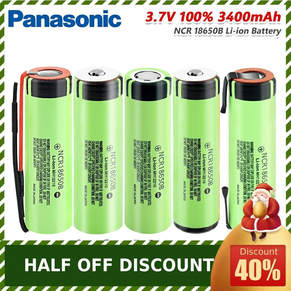 Panasonic 5 типов 18650 Батарея 3,7 в 3400 мАч ncr18650B перезаряжаемые литиевые Diy батареи фонарик с литий-ионной батарейкой фонарь Специальный